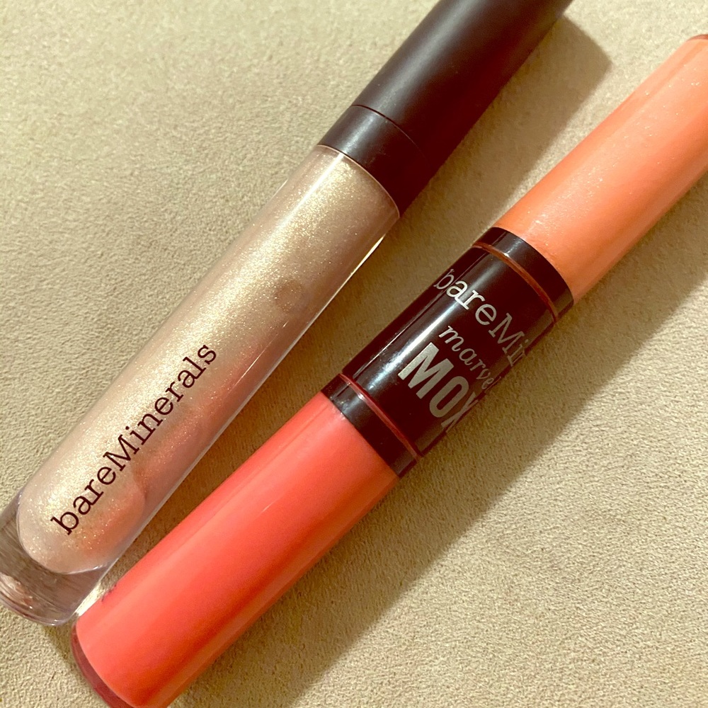 BareMinerals full size gloss and duo gloss